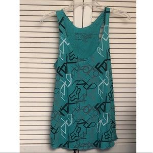 🌞FOX GIRLS Green Racerback Tank NWOT Medium